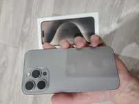 Iphone 15 pro max 256gb natural titanium