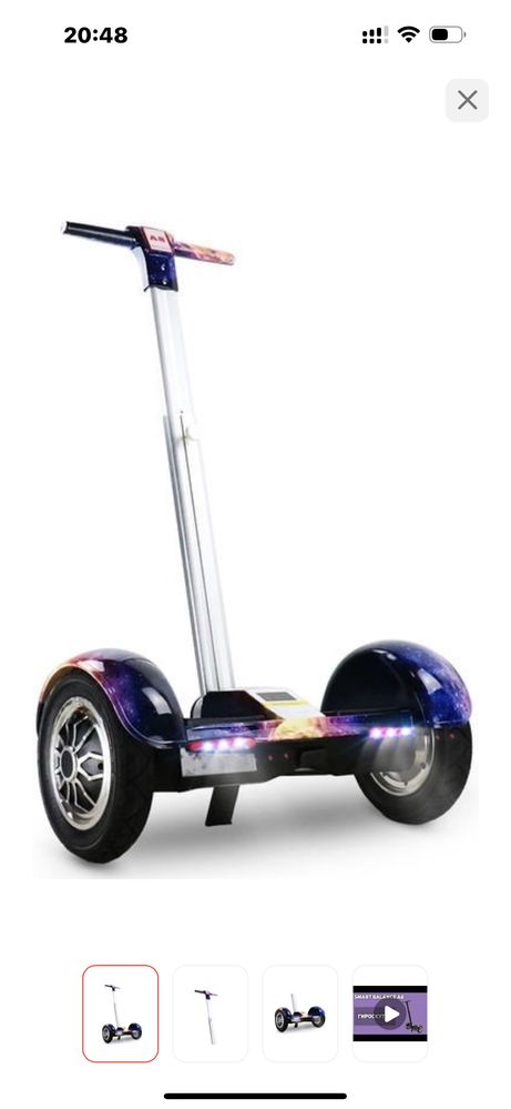 Гироскутер с ручкой Smart Balance A8