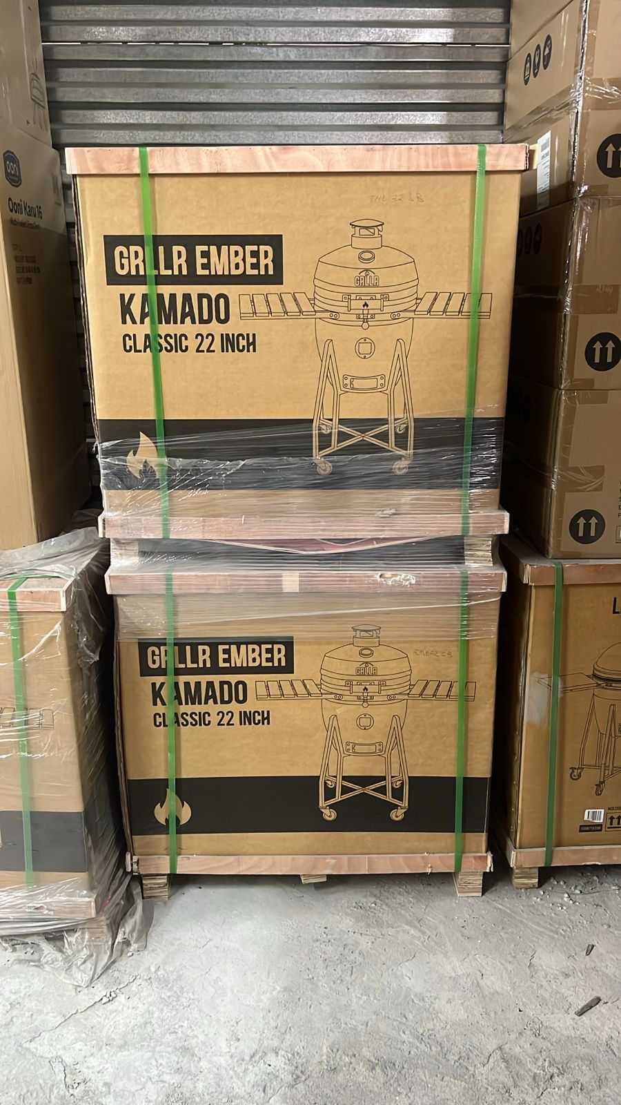 Керамический гриль grllr Ember 18" матовый черный