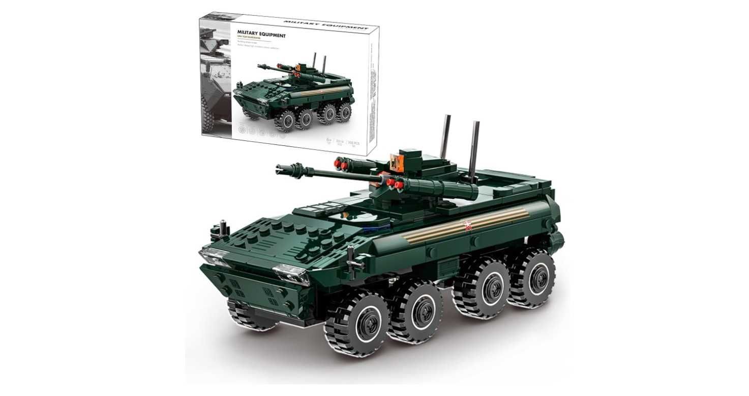 Конструкторы WANGE Боевая бронированная машина бронетранспортер БТР