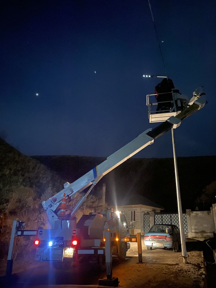 Автовышка Sky Master. Кобра. Телескопический подьемник.