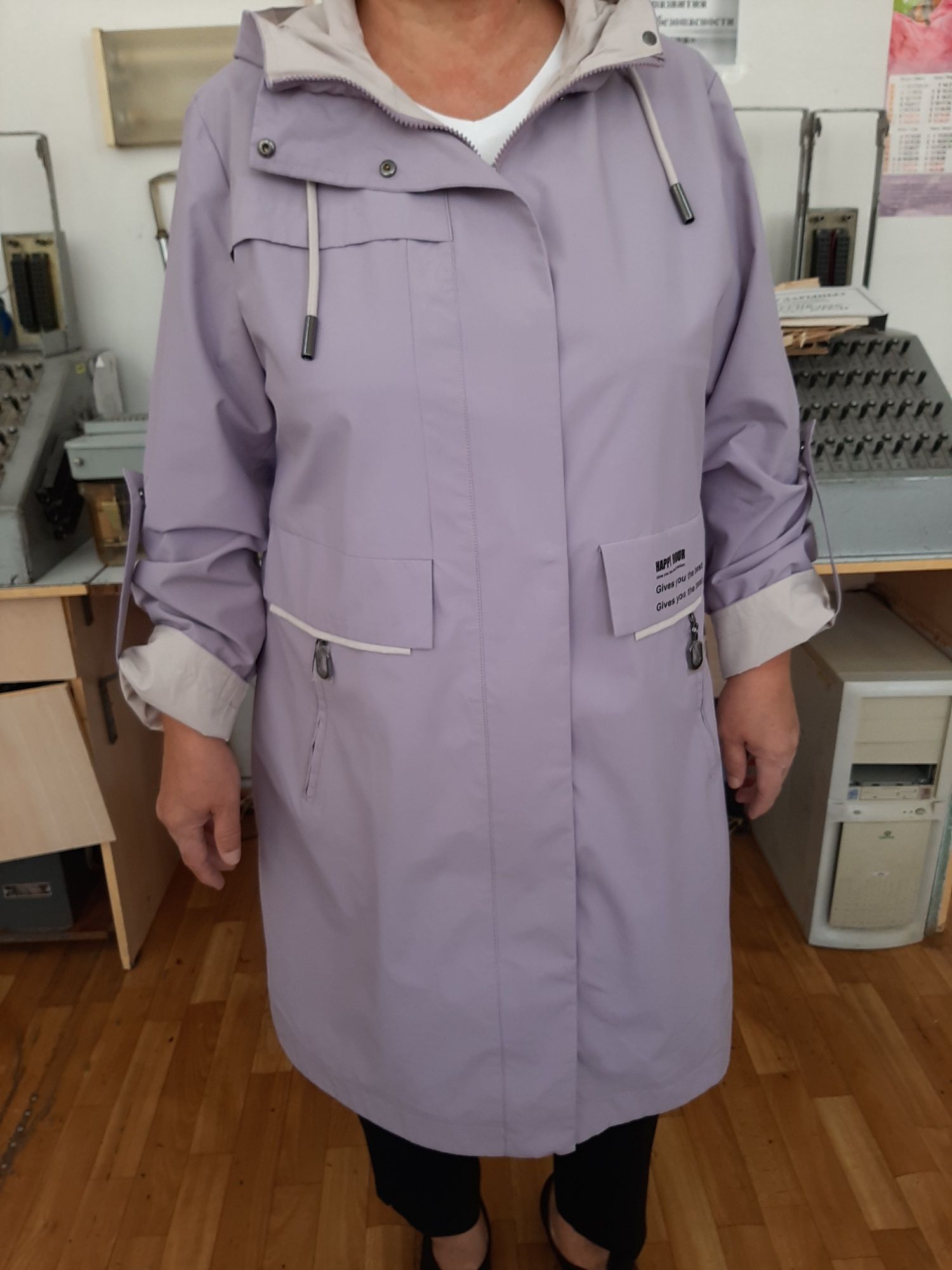 Трещь  плащь          Стегонка   демисезонный