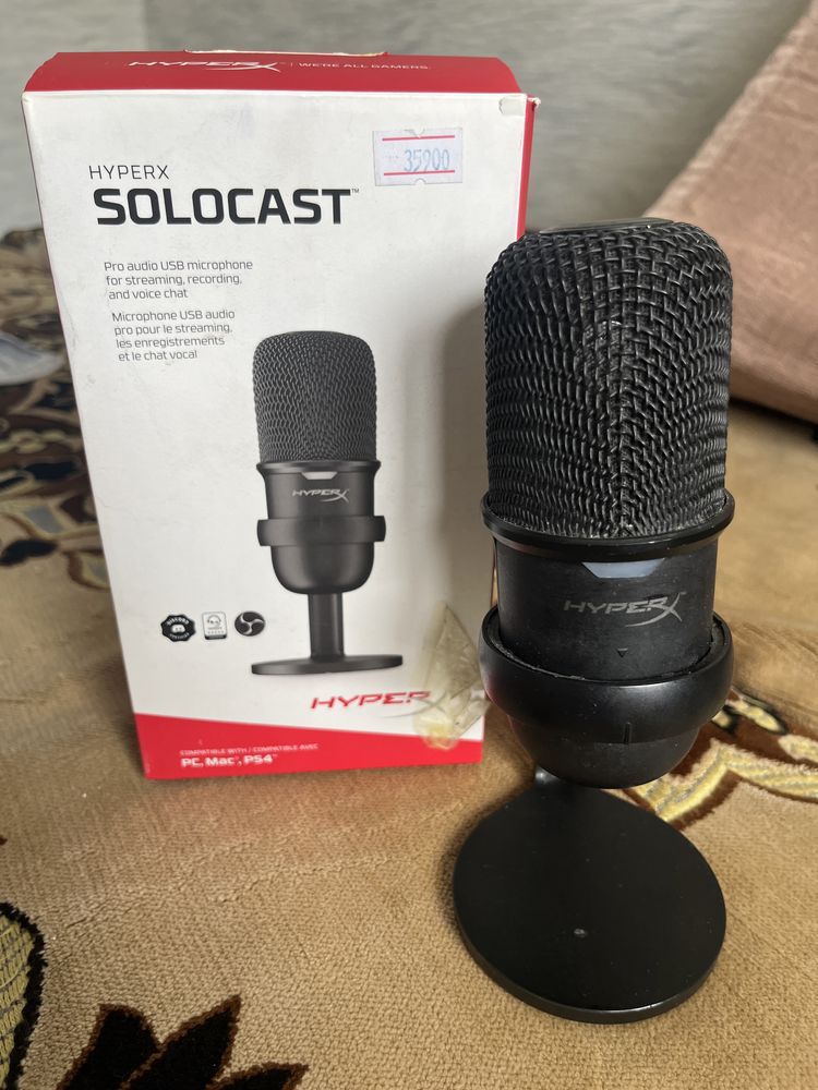 HyperX soloCast черный