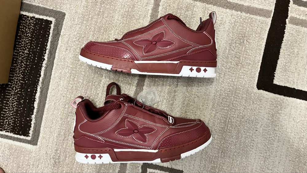 Кроссовки Louis Vuitton Skate – bordeaux (бордовый) состояние отличное