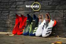 Детские сороконожки Adidas Predator Freak без шнурков 30-35р.