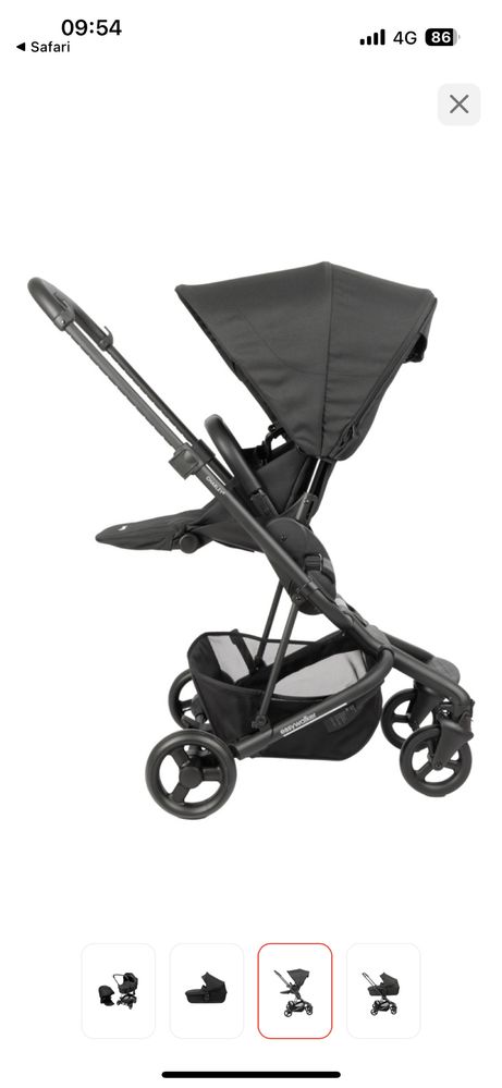 Коляска универсальная 2 в 1 Easywalker Charley 2, черный
