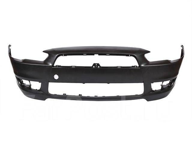 Бампер на Mitsubishi Lancer/Митсубиси Лансер 08-12 (целная решетка до)