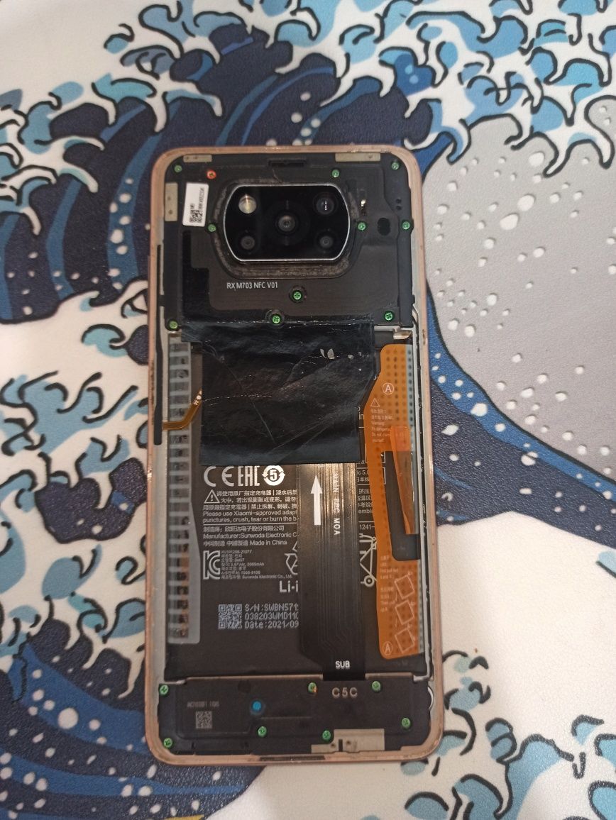 Poco X3 Pro на запчасти всё работает кроме платы
