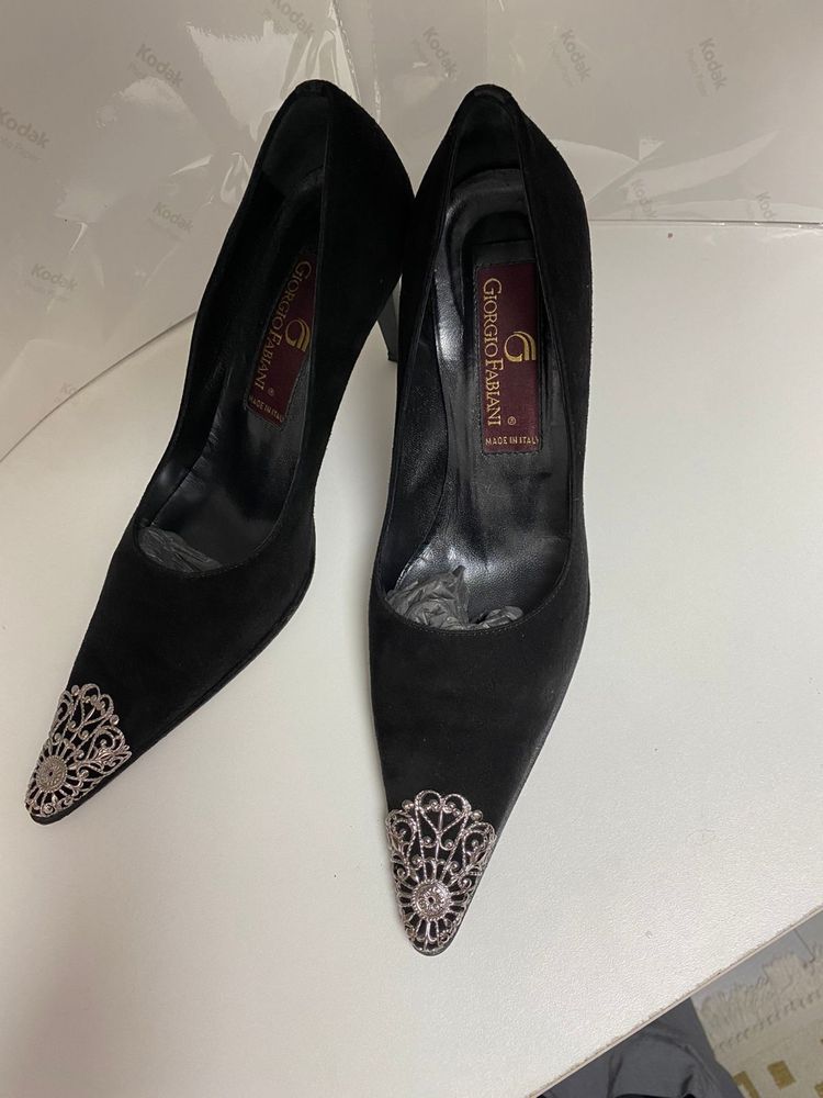 Fabiani туфли женские, кожа и натуральная замша 36