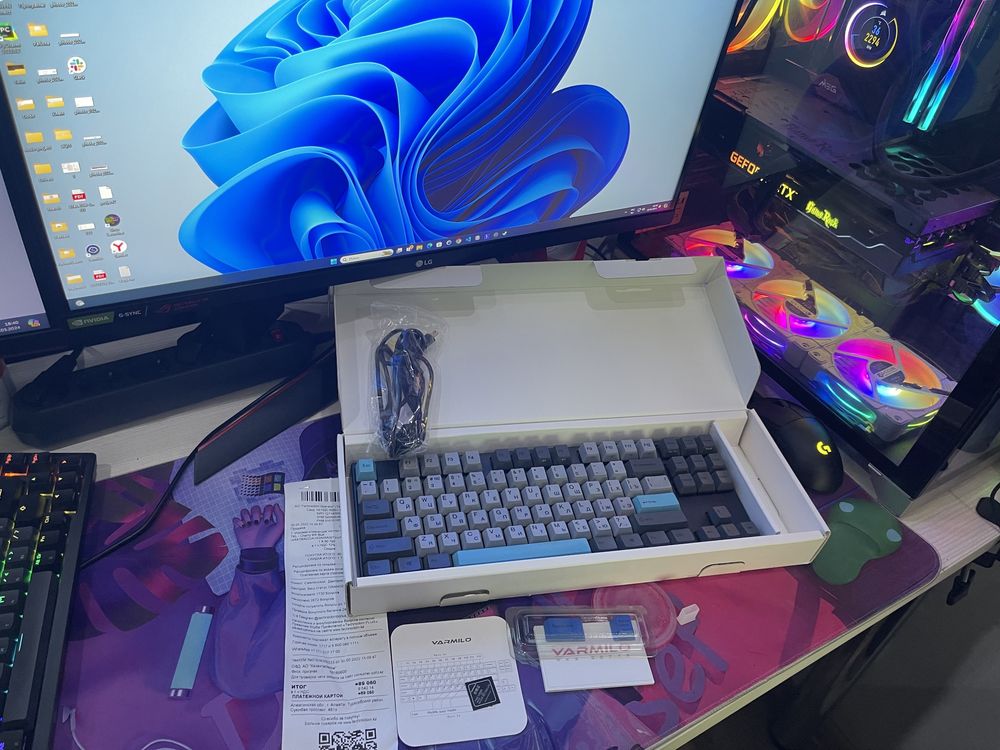 Механическая клавиатура Varmilo MA87M V2 Moonlight