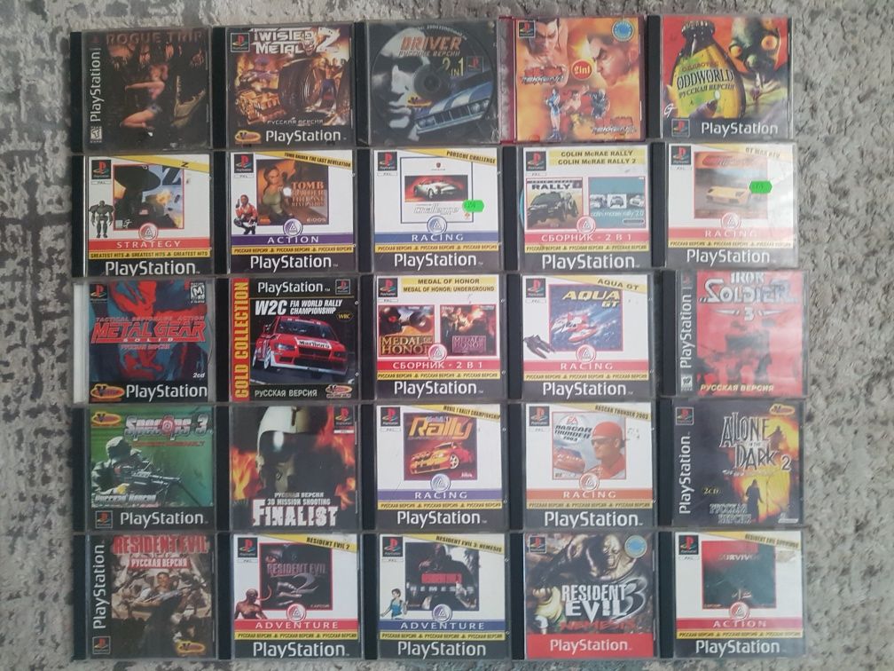 Игры на Playstation 1. Ретро игры. Новые пополнения игр.