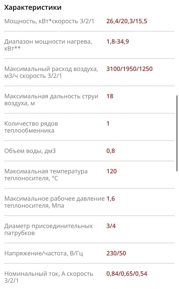 тепловентилятор reventon HC30-3S в наличии в Астане