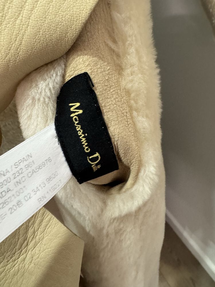 Дубленка натуральная massimo dutti