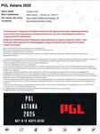 Билет на PGL Astana 16 мая
