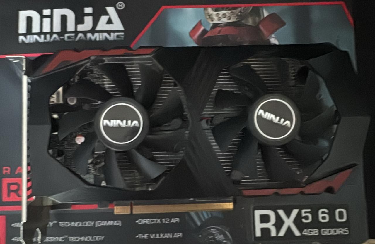 Продам видеокарту rx 560 4g ddr5