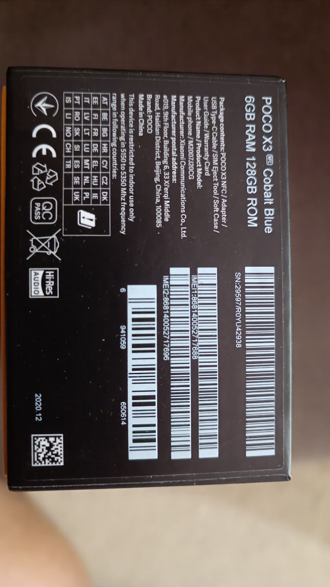 Xiaomi poco x3 128gb