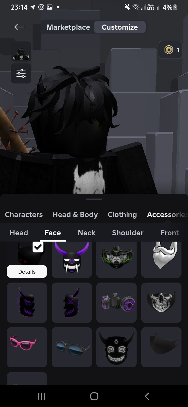 Аккаунт roblox жирный