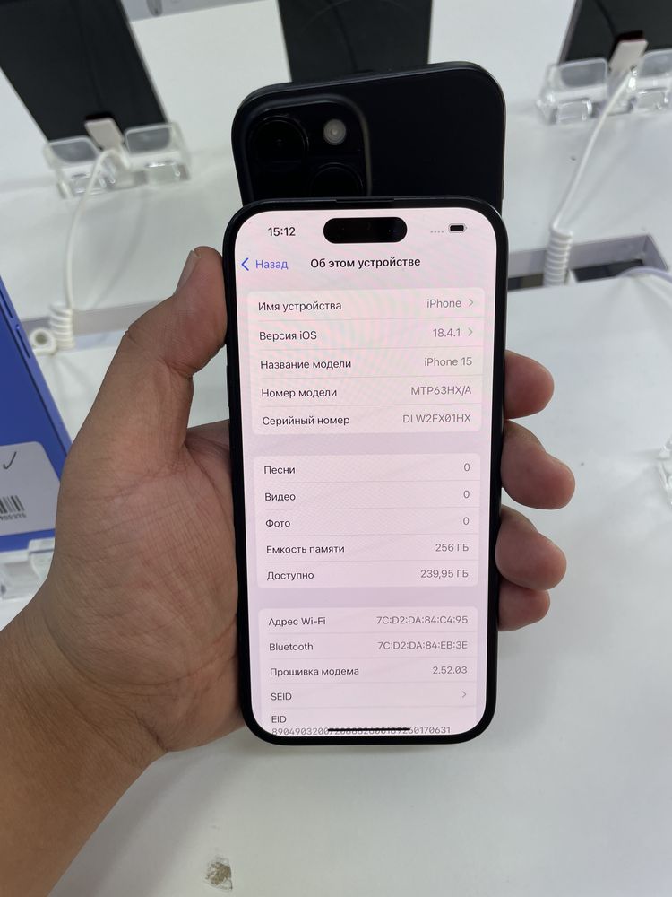 iPhone 15 256/100% в идеальном состоянии