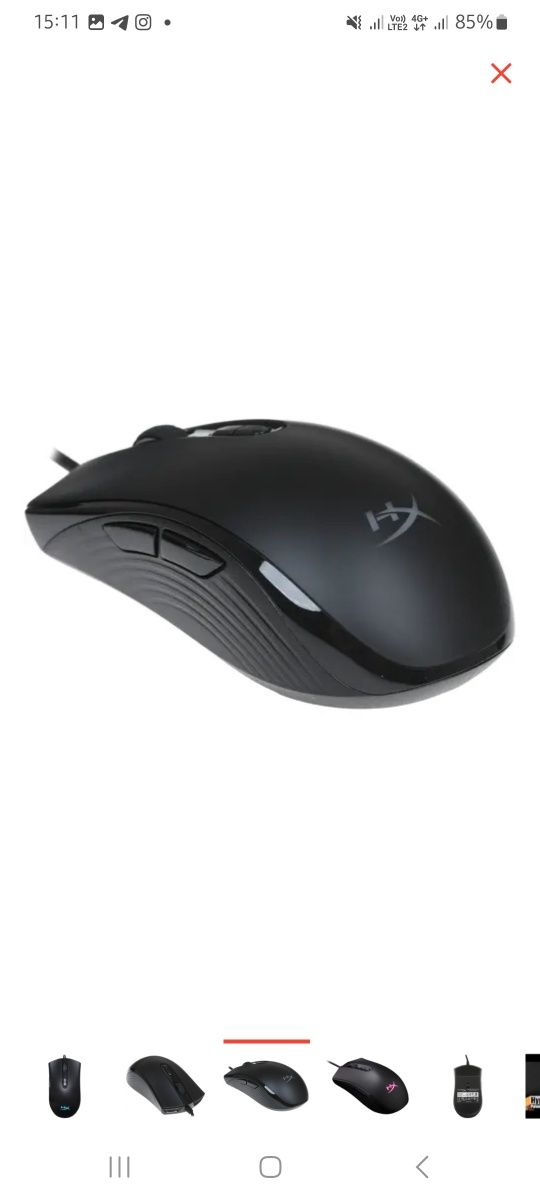 Мышь HyperX Pulsefire CORE HX-MC004B черный