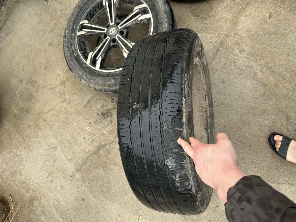 Титанка диск с шинами в сборе