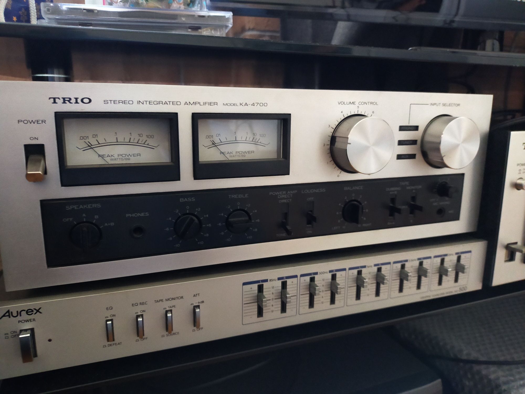 Усилитель Trio Ka-4700 Эквалайзер AurexEQ500