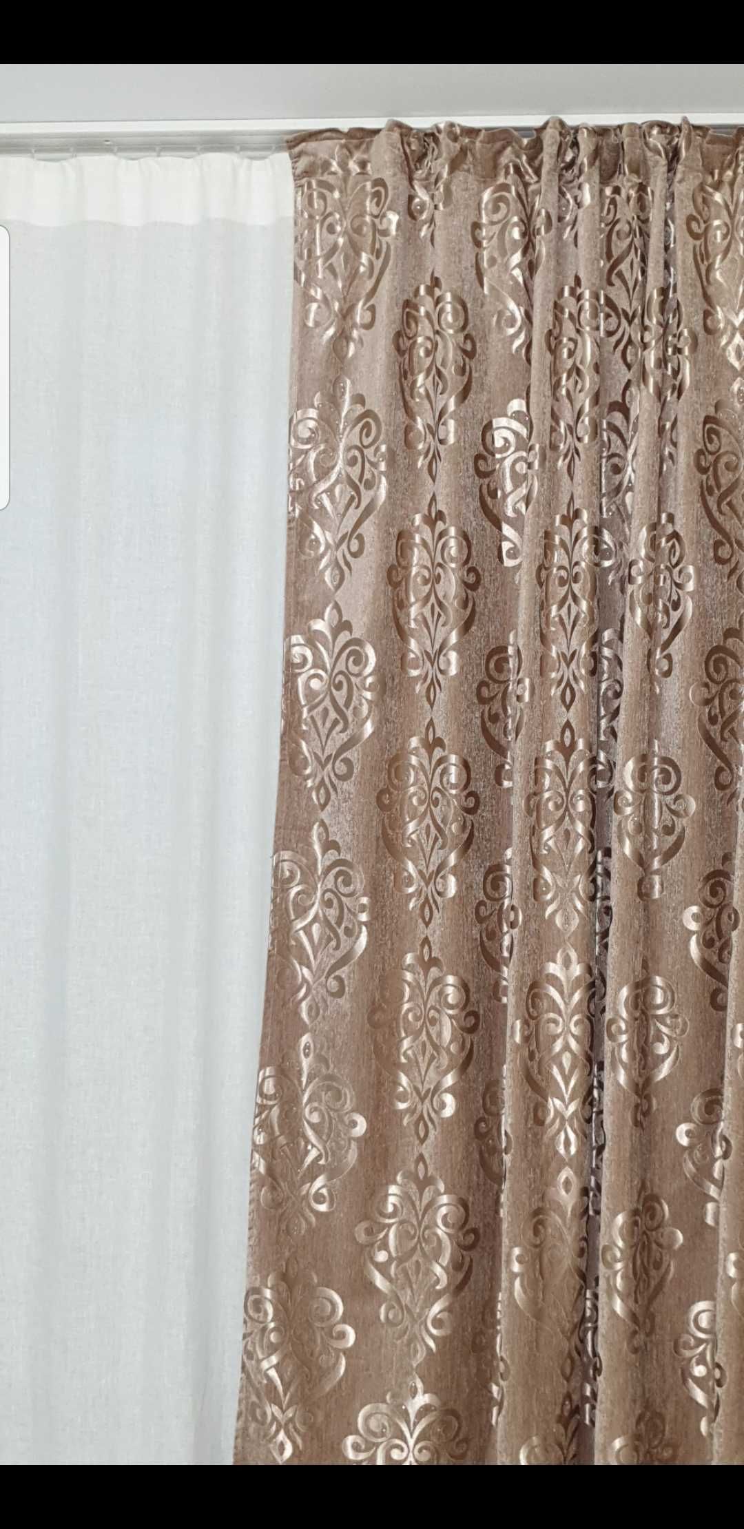 Шторы и тюль со стразами