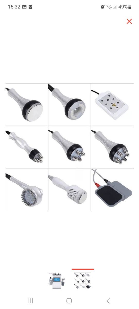 Косметологический аппарат 9 в 1 CAVITATION RF PRO (SA-609)