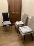 Стулья с подушкчками