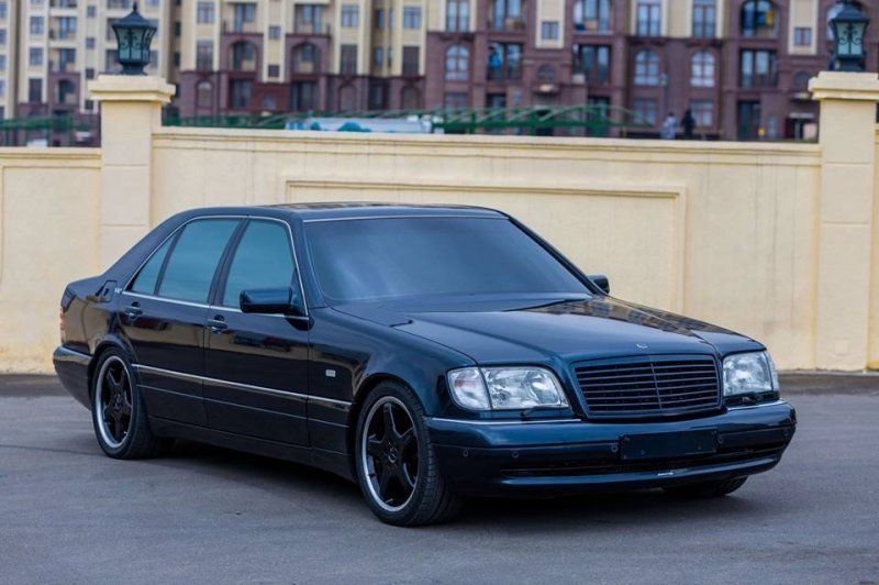 Бампер передний на Mercedes Benz 140/Мерседес Кабан (94-98)
