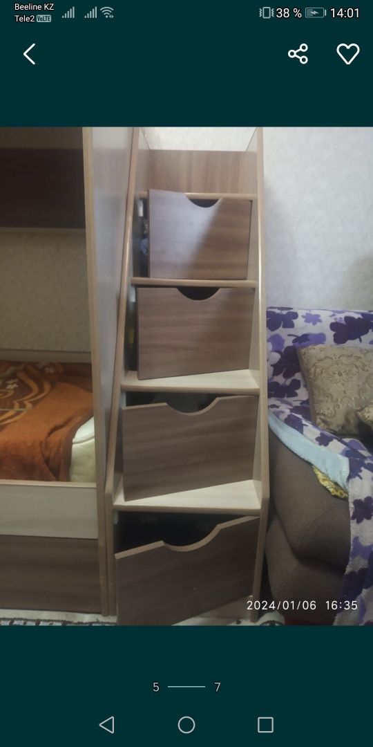 Продам 2х-ярусную кровать