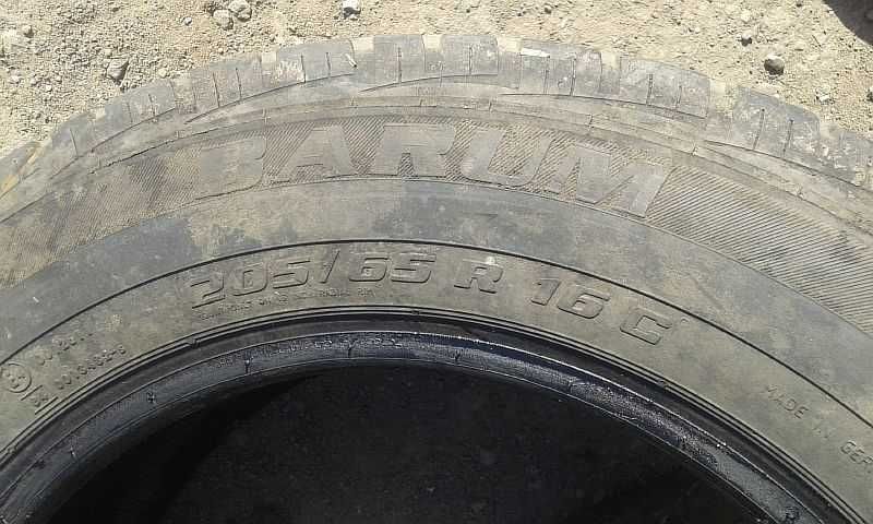 Шины усиленные 205/65 R16С - "Barum Vanis" (Германия), летние.