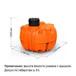 Емкость бак бочка резервуар пищевая подземная 5000 л