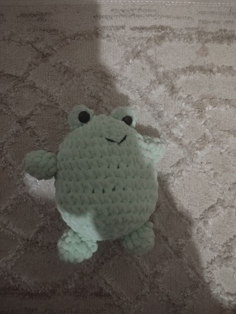 мягкая игрушка,лягушка