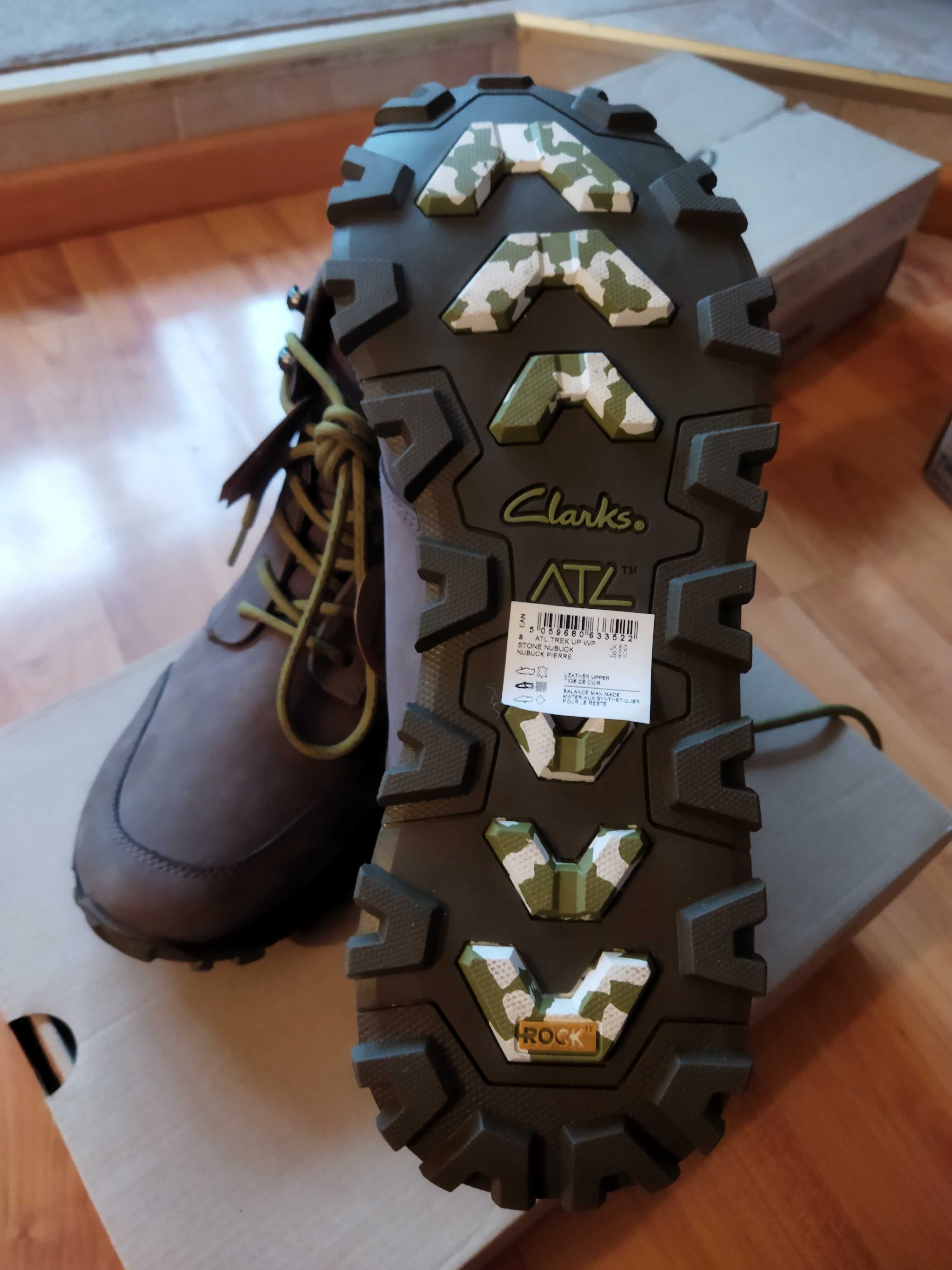 Ботинки Clarks (Великобритания),нубук,оригинал,новые,р-р 42 и 43