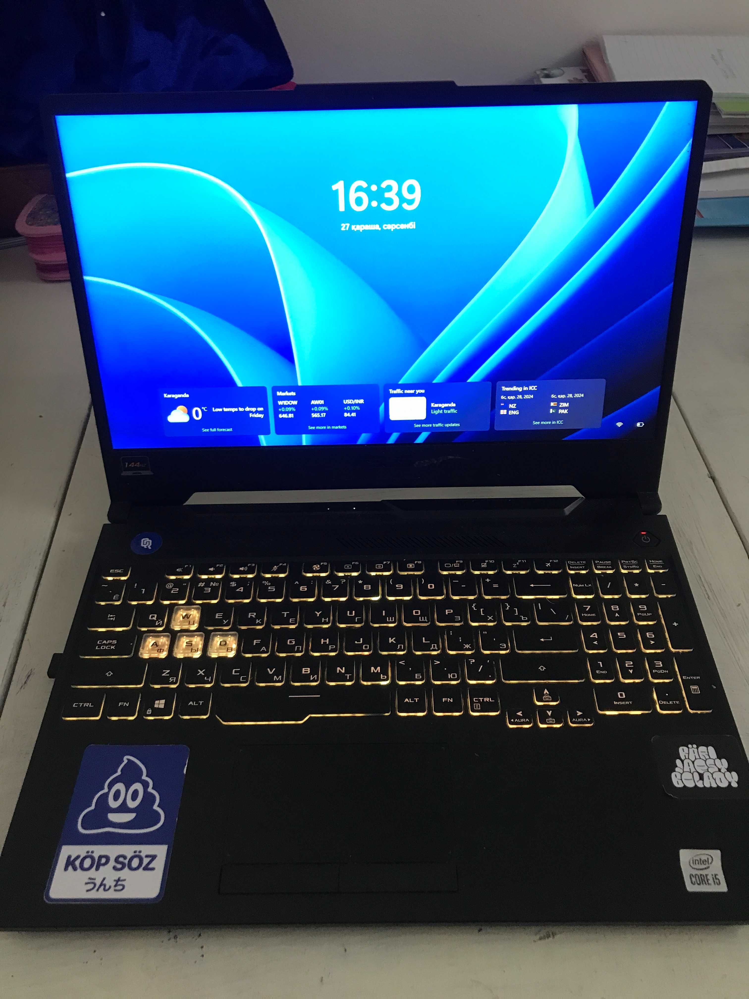 Игровой ноутбук / ASUS TUF Gaming F15 / В отличном состоянии