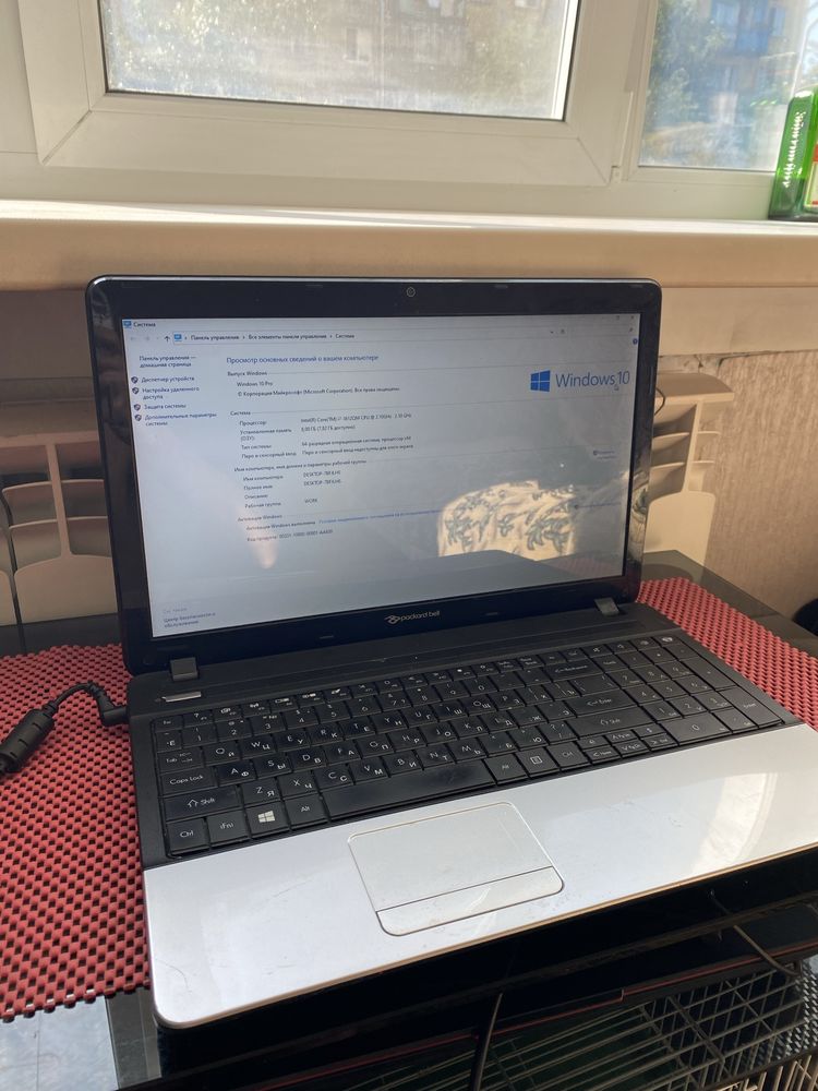 Продам ноутбук packard bell в отличном состоянии