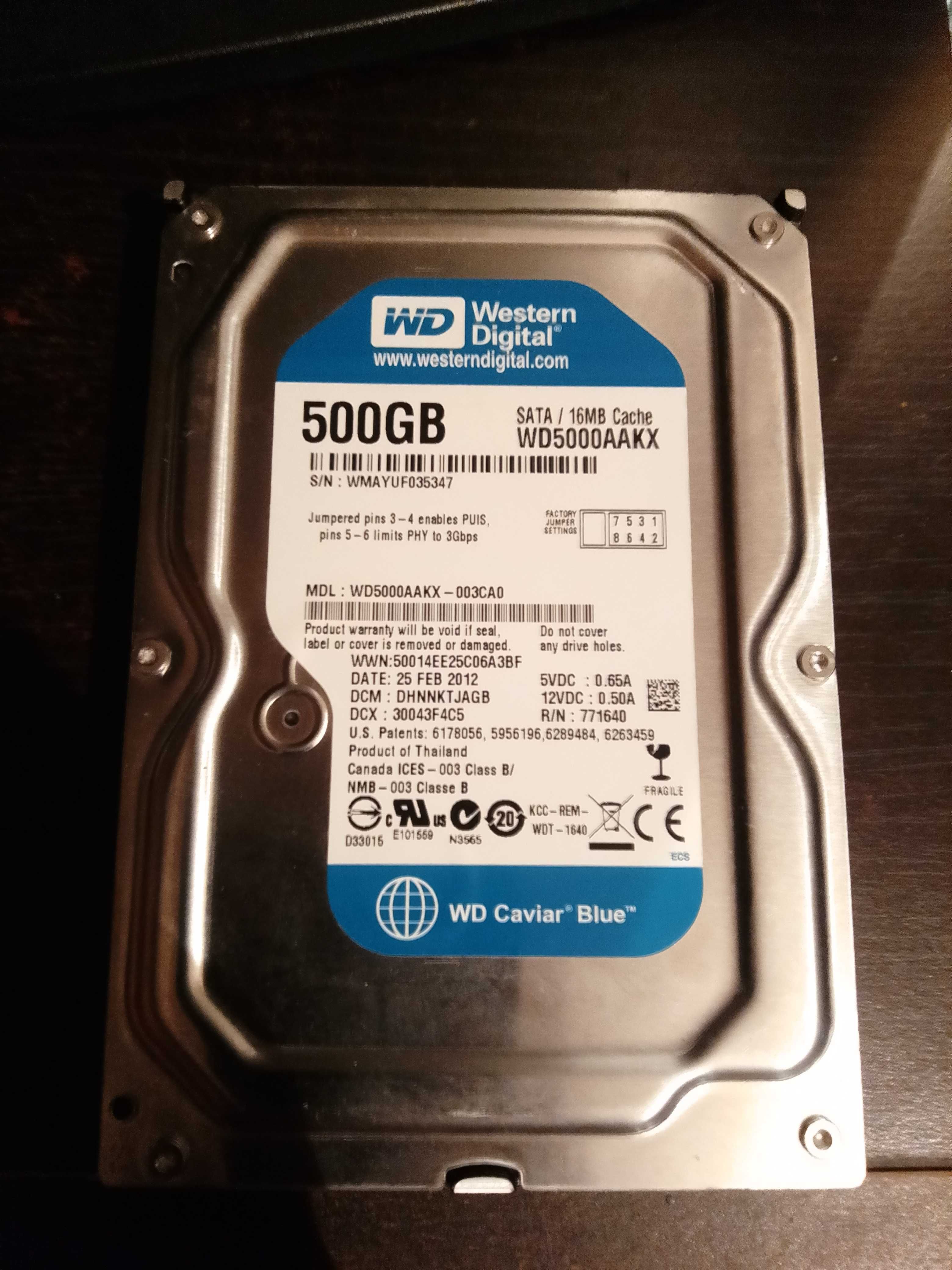 Продам HDD 1 Tb, 500 Gb (Seagate, Toshiba) б/у в отличном состоянии