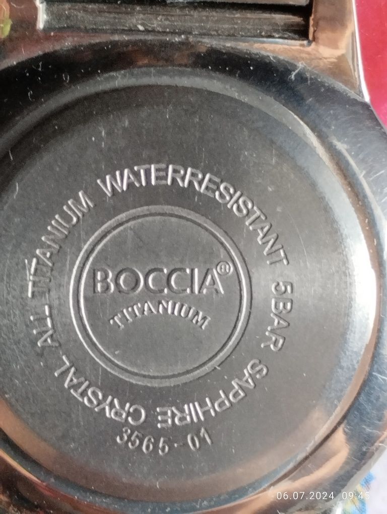 Мужские наручные часы Boccia Titanium 3565-01