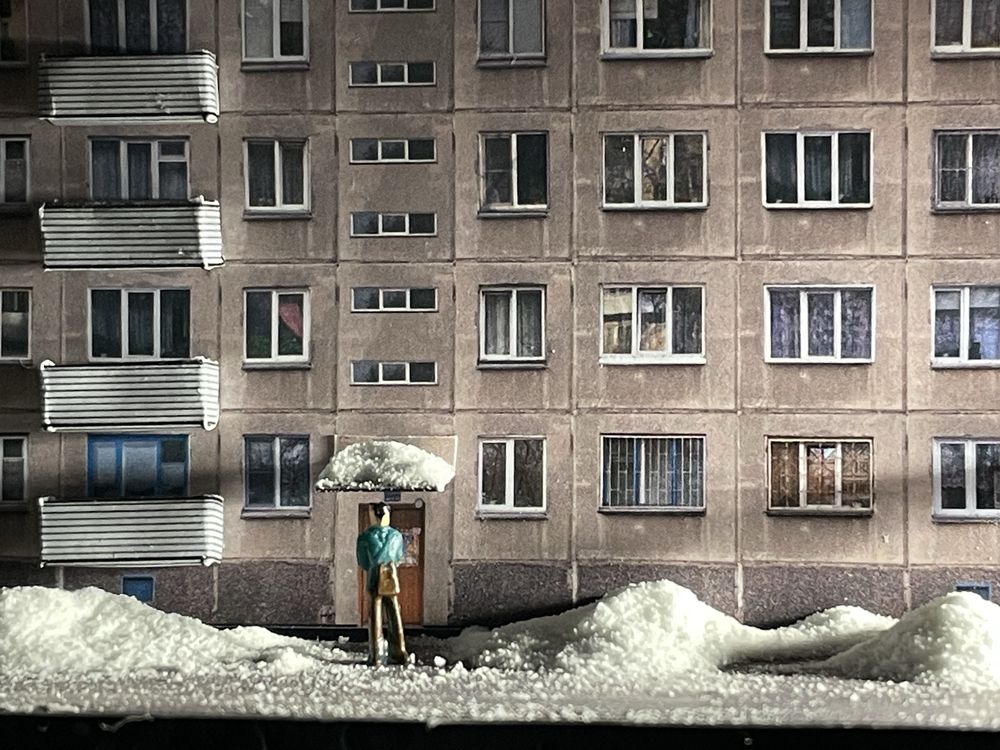 Продам макет 3д понельный дом.