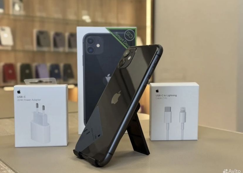 iPone 11 черный цвете 128гб