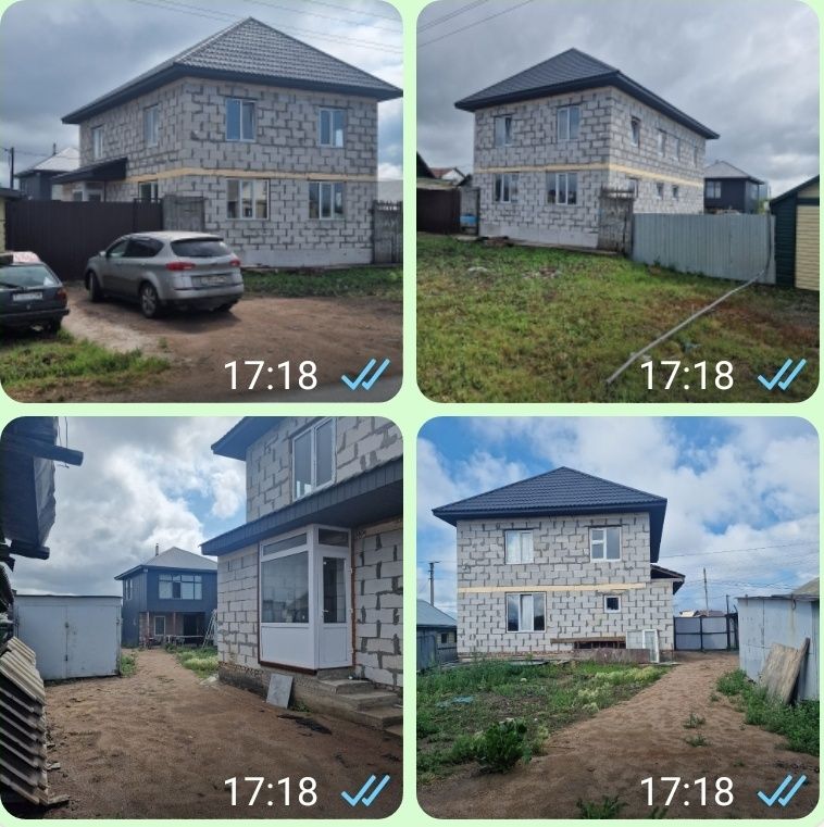 Продам коттедж в городе в черновой отделке, 154,5 м²