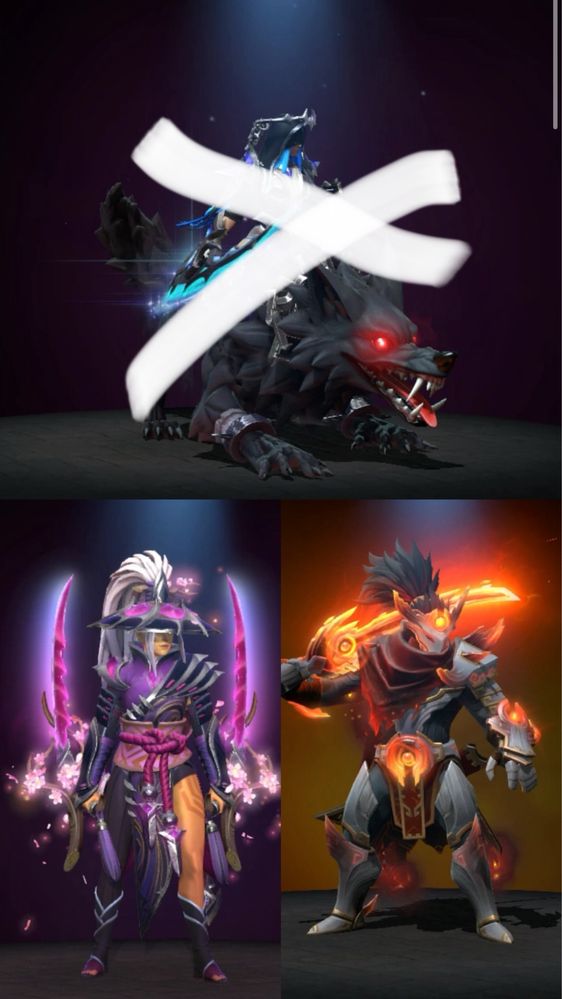 Скины из Колекторки Dota2