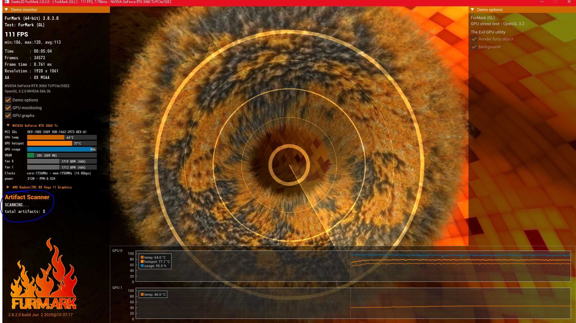 MSI Geforce RTX 3060Ti Gaming X 8192Mb 256bit