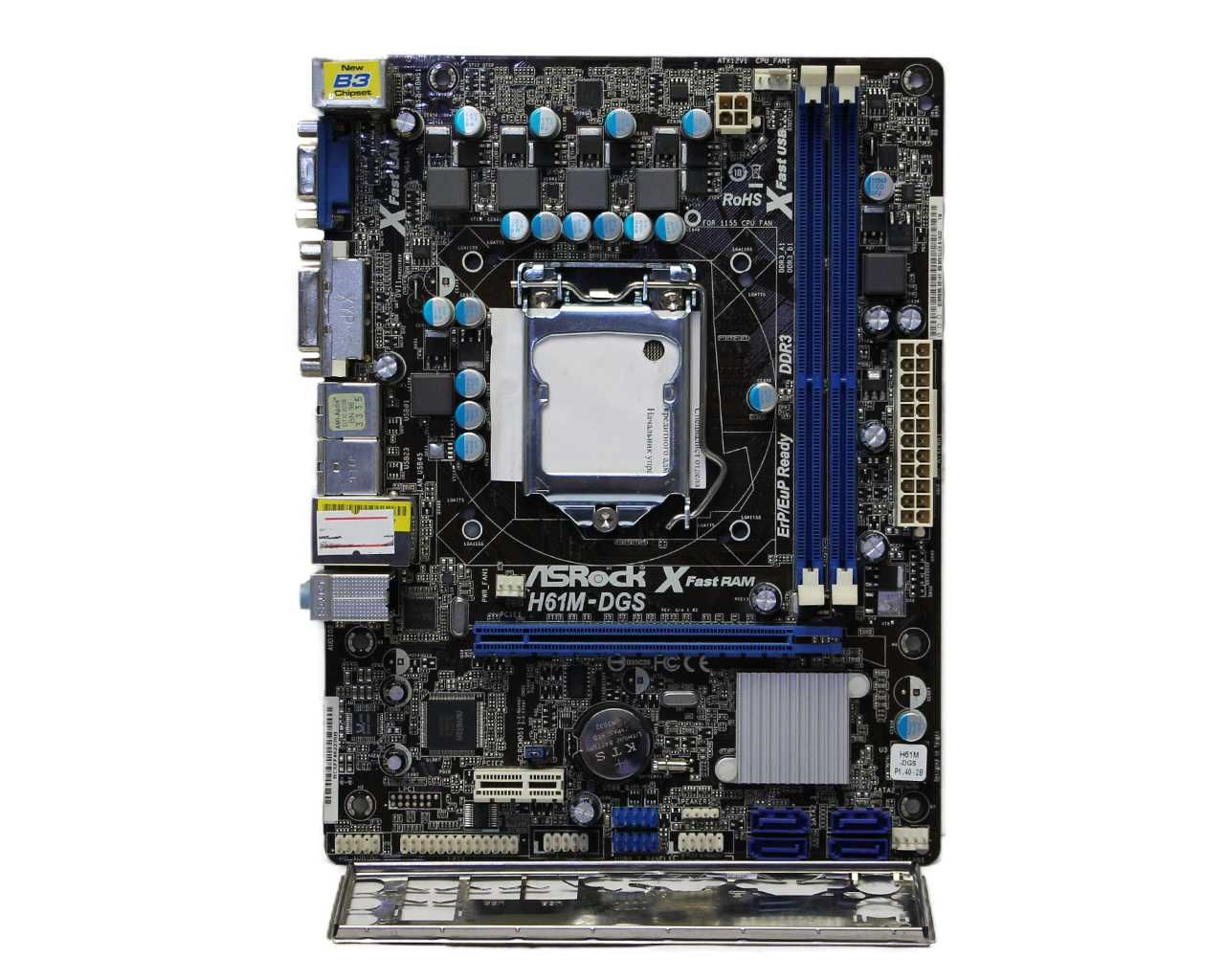 LGA 1155 ASRock H61M-DGS 2x DDR3