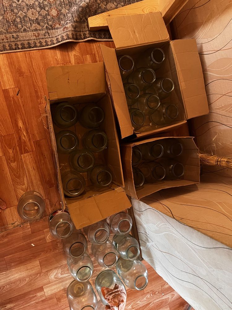 Продам банки 1-2-3л