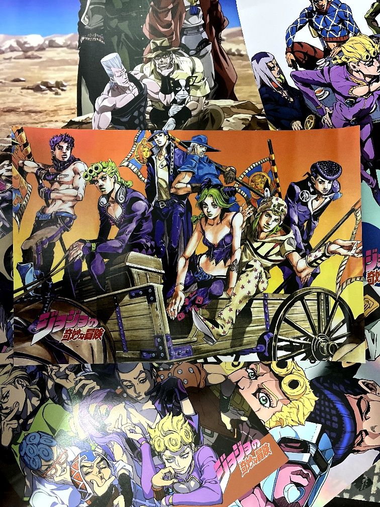 Постеры JoJo Bizzare Adventure/Невероятные приключения Джоджо