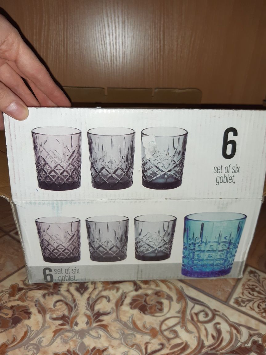 Стаканы новые 6шт