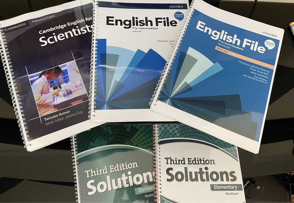 Solutions Headway English file Учебники для английкого все уровни