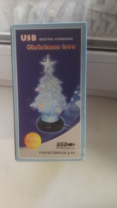 Светильник ёлочка от USB