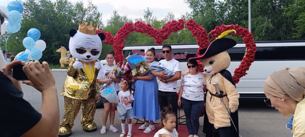 Аниматор Зайка Панда Кот сапога Белый Медведь